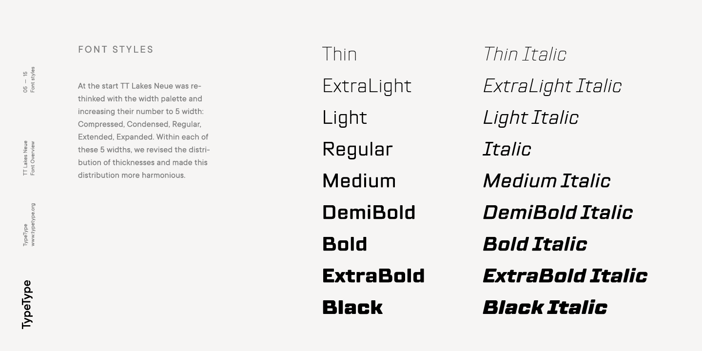 Ejemplo de fuente TT Lakes Neue Compressed Extra Bold Italic